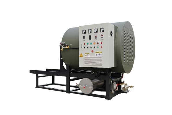 vacuum cleaning furnace for the chemical fibre industry — fully automatic polymer removal system.